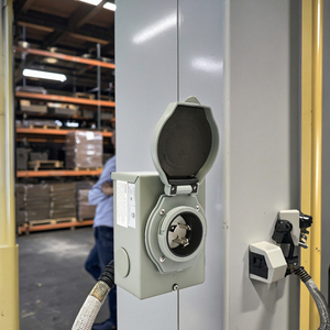 ETL được liệt kê trước khi khoan Máy phát điện điện đầu vào hộp 30 amp với chỉ số ánh sáng <span class=keywords><strong>NEMA</strong></span> L5-30P 125Volt không thấm nước ngoài trời sử dụng 10awg - Product Image 3