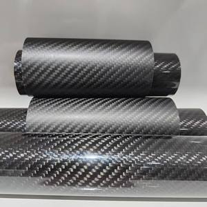 Tubes ronds en fibre de carbone rigide, tailles personnalisées pour la robotique et l'automobile DIY - Product Image 1