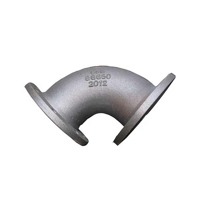 epoxy coating ductile iron pipe fitting double flanged bend connect flange