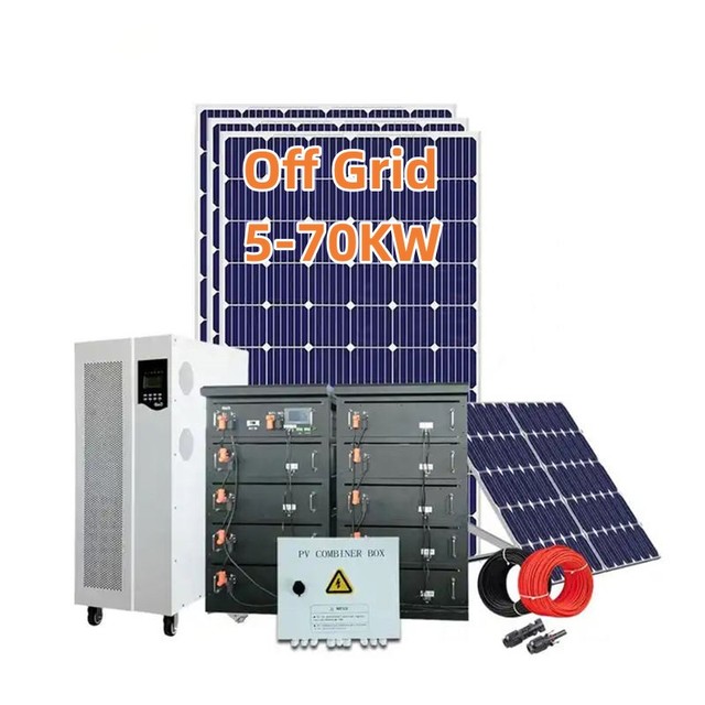 On-Grid Solar Energy Home System 10000W 30KW+ Complete 10Kw 15Kw 20KW Solar Panel System with MPPT Controller 5000W