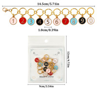 Marqueur de mailles au crochet DIY, planche de comptage pour tricot, outil de tricot fait main pour pulls