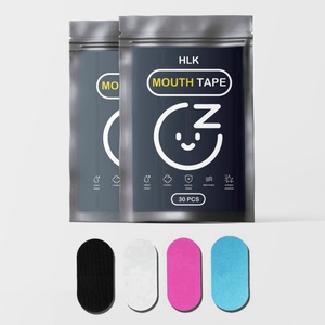 Cinta Anti Ronquidos de Forma Ovalada para Dormir, Tiras Bucales para Dormir, Paquete Personalizado al por Mayor de Fábrica HLK - Product Image 1