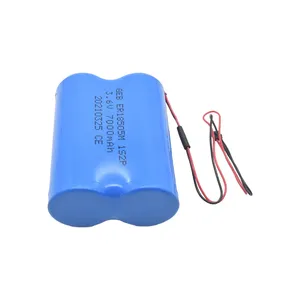 GEB paket baterai Lithium 3.6V 7Ah ER18505M 1S2P 7000mAh ER18505 baterai utama tipe daya tinggi baterai Li-SoCl2 - Product Image 3