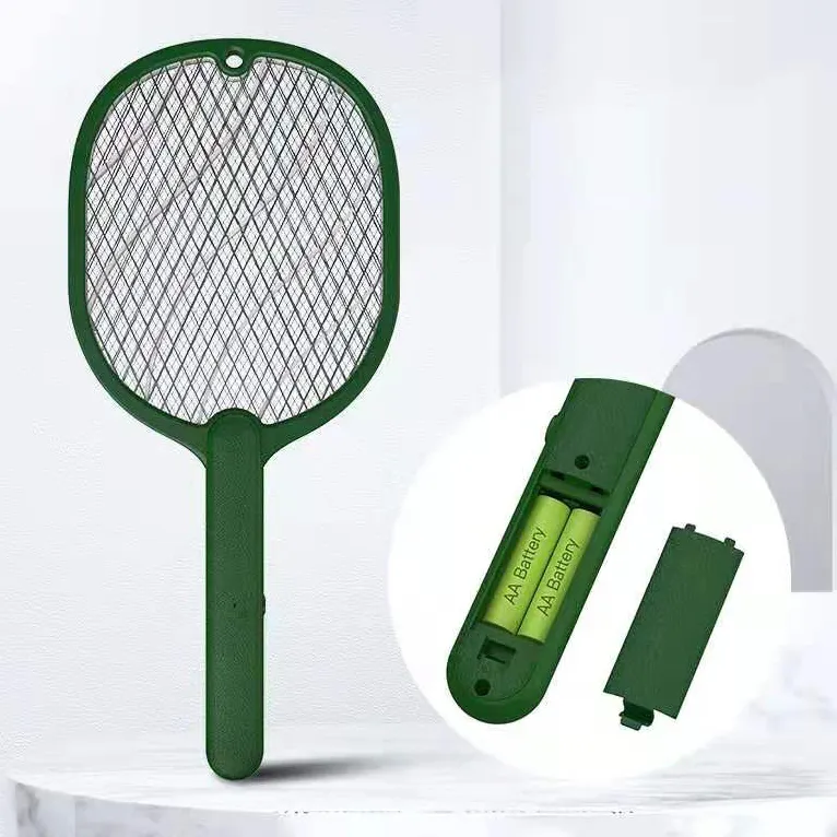 New arrival 2AA battery portable mosquito bat quash racket swatter electric bug zapper mosquito killer for pest control