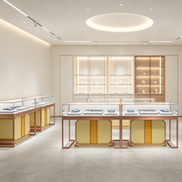 Vitrines à bijoux esthétiques haut de gamme avec éclairage LED personnalisées ; Présentoirs et vitrines à bijoux de luxe verrouillables