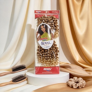 <span class=keywords><strong>Bendu</strong></span> 8 Zoll Synthetisches Strickhaar, 200g, in Mehreren Farben Erhältlich, ROYAL CURLS Häkelzöpfe, Lockige Haarbündel - Product Image 3