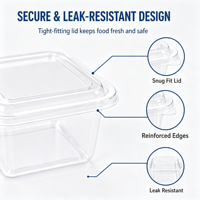 Boîtes d'emballage alimentaire transparentes en PVC jetables et recyclables personnalisées avec couvercles pour gâteaux, fruits, noix - Utilisation industrielle, logo personnalisé