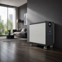 Système de stockage d'énergie solaire au lithium tout-en-un 32 kWh avec onduleur à onde sinusoïdale pure 32 kW, MPPT 120-450 Vcc, moniteur Wi-Fi, empilable, garantie 10 ans
