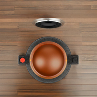 Gertsound Bobine vocale DE82 composite CCAR en fil de cuivre 74,5 mm, film de tweeter annulaire marron 122 mm à 75 noyaux haute puissance, accessoires pour haut-parleur
