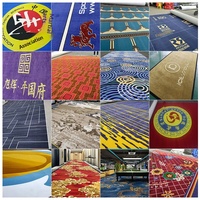 Tapis modernes et simples en nylon tissé ignifuge à imprimé animalier, sur mesure, pour hôtels, maisons d'hôtes et couloirs