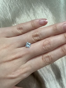 Diamante Azul Intenso de Primera Calidad, Diamante Suelto Certificado de Laboratorio, Color Azul Princesa Modificado, para Anillo de Boda - Product Image 6
