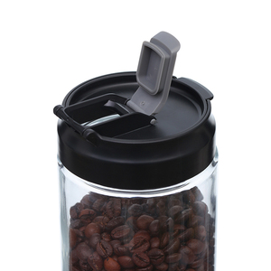 Thủy Tinh Lưu Trữ <span class=keywords><strong>Jar</strong></span> Với Đôi Mở Cho Thực Phẩm Kín Nắp Nhựa Mạnh Mẽ Rõ Ràng Phòng Ăn Nhà Bếp 350Ml 800Ml Màu Đen Màu Xanh Lá Cây Màu Xanh Lá Cây - Product Image 3