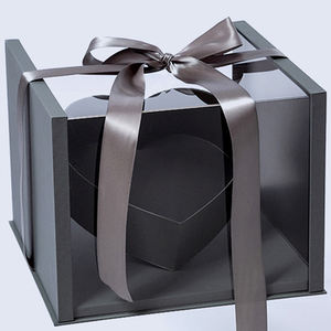 Caja de regalo <span class=keywords><strong>Panorama</strong></span> Love con nueva tapa transparente Papel laminado brillante y recubierto de UV para los amantes en el Día de San Valentín chino - Product Image 6