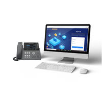 Teléfono IP de Grado Operador Grandstream GRP2650 de 14 Líneas, Pantalla LCD a Color de 5 Pulgadas, 2*Gigabit PoE, Wi-Fi 6, Audio HD, GDMS