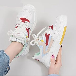 Chaussures de skate à semelle épaisse, nouvelle collection printemps/été, style polyvalent, chaussures de sport décontractées à semelle plate et coupe basse, vente en gros - Product Image 3