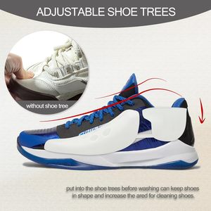 Bolsa de lavandería de almacenamiento reutilizable blanca, zapatillas de deporte, zapatillas de <span class=keywords><strong>tenis</strong></span>, limpiador sin manchas, lavadora, secadora, <span class=keywords><strong>Kit</strong></span> de lavadora de zapatos - Product Image 3