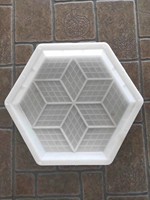 Moule en plastique PP blanc pour pavés, moule d'injection OEM pour pavés de route, produits ménagers, jouets, sols, diverses couleurs blanches disponibles
