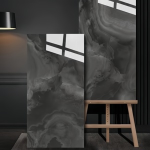 Azulejos de Pared Modernos de <span class=keywords><strong>Porcelana</strong></span> Esmaltada, Formato Grande, Aspecto de Mármol y Granito, Efecto Piedra, Estilo Europeo Clásico para Baño - Product Image 4