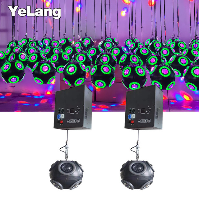 New Nightclub Lighting Kinetic Energy Ball DMX LED Lift Soccer RGBW Disco Club Lighting