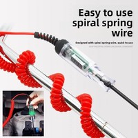 Digital Display Electric Pen Circuit Tester for Cars Trucks 6-24V Voltage Tester Light Bulb Automobile Circuit Vehicle Tool