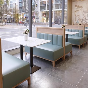 Table et chaises combinées multifonctionnelles modernes pour restaurants commerciaux, cafés, salons de thé - Product Image 3
