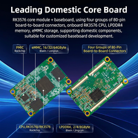 Carte de développement RK-3576 avec carte centrale + carte de base à conception séparée et GPU 3D intégré