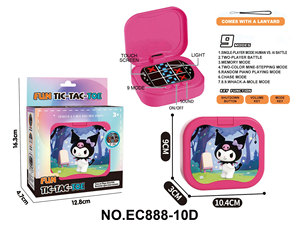 <span class=keywords><strong>Jeu</strong></span> électronique Tic-Tac-Toe 9-en-1, jouet <span class=keywords><strong>de</strong></span> puzzle portable à écran tactile avec lumière et son, jouet éducatif pour enfants - Product Image 4
