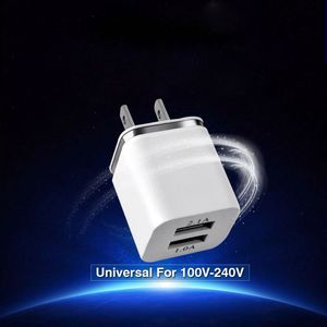 ที่ชาร์จ USB คู่ QC3.0 ชาร์จเร็ว 5V/2A ที่ชาร์จโทรศัพท์แบบพกพาสำหรับใช้ในบ้าน  อะแดปเตอร์ชาร์จติดผนังสำหรับโทรศัพท์ทุกรุ่น - Product Image 4