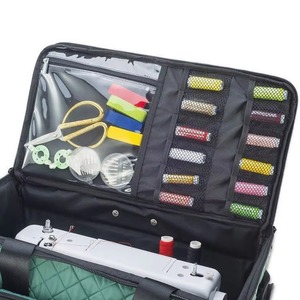 Bolsa de transporte grande con ruedas para máquina de coser, con bolsillos, de fábrica BSCI - Product Image 4