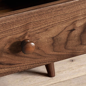 Tiradores de cajón largos con mango de barra en T de madera de nogal minimalista nórdico, tiradores de armario, armarios de cocina, armarios decorativos para dormitorio - Product Image 4