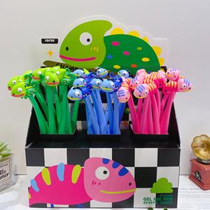 Edición limitada Cute Cartoon Animal Bus Shaker Pen New Heart Flower Gel Pen 0,5mm Ancho de escritura Material de silicona Pluma de firma - Product Image 1