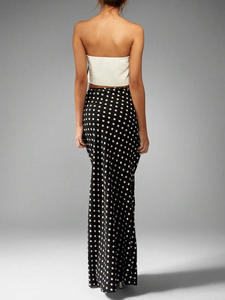 <b>Skirt</b> 2026 <b>summer</b> European and American temperament slim polka dot one-step <b>skirt</b> mid-<b>skirt</b> women - Product Image 3