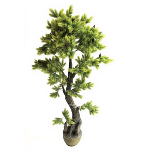 ต้นสนเทียมสำหรับตกแต่งงานแต่งงานต้นไม้เทียมสารหน่วงไฟ OEM & ODM - Product Image 2