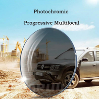 Lente Multifuncional Fotocromático Gris para Presbicia y Miopía Antirreflejante Progresivo Multifocal