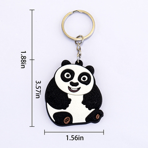 Vente en gros de <span class=keywords><strong>porte</strong></span>-clés en pvc en forme de <span class=keywords><strong>porte</strong></span>-clés en forme d'animal mignon <span class=keywords><strong>Porte</strong></span>-clés pour chien Cadeau de mode panda <span class=keywords><strong>Husky</strong></span> Ornement de clé Pendentif de sac - Product Image 2