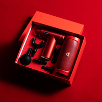 Pistolet de massage personnalisé avec logo + haut-parleur 2-en-1, coffret de luxe personnalisé pour cadeaux publicitaires d'entreprise