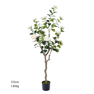 <span class=keywords><strong>Planta</strong></span> Artificial <span class=keywords><strong>de</strong></span> Camelia en Maceta <span class=keywords><strong>de</strong></span> Plástico para Interiores y Exteriores, Decoración para Hogar, Oficina y Jardín, Plantas Artificiales, Árbol Artificial - Product Image 6