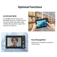 Tablette industrielle robuste JINGXIN avec lecteur RFID UHF HF LF, Bluetooth, 2G, 3G, 4G, GPS, Wifi, écran tactile
