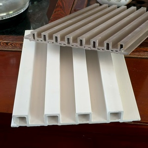 Cloison décorative extérieure Panneaux muraux en PVC WPC imperméables Relooking de décoration intérieure et extérieure moderne - Product Image 4