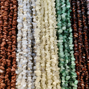 Perles en <span class=keywords><strong>pierre</strong></span> naturelle <span class=keywords><strong>de</strong></span> 5-8 mm en vrac pour <span class=keywords><strong>la</strong></span> fabrication <span class=keywords><strong>de</strong></span> bijoux : Améthyste, Quartz Rose, Jaspe Rouge, et autres pierres brutes - Product Image 2