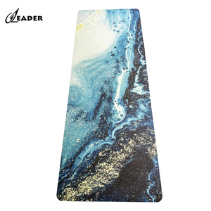 Tùy chỉnh thiết kế thân thiện với môi Tím PU Yoga Mat tự nhiên đống đổ nát loạt - Product Image 2