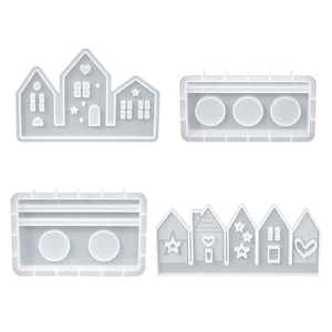 House Moule De Resina Power <strong>Strip</strong> Love Star House Candle Stick Gypsum Epoxy Silicone <strong>Resin</strong> Mold Silikonform Ornament - Product Image 3
