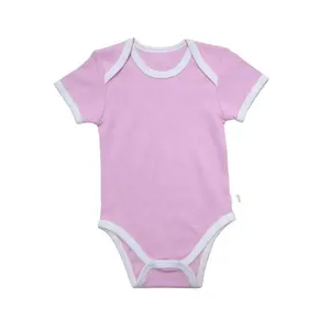 Сертифицированная 100% чесаная хлопковая одежда для младенцев BKD, боди для новорожденных, органическая детская одежда на заказ