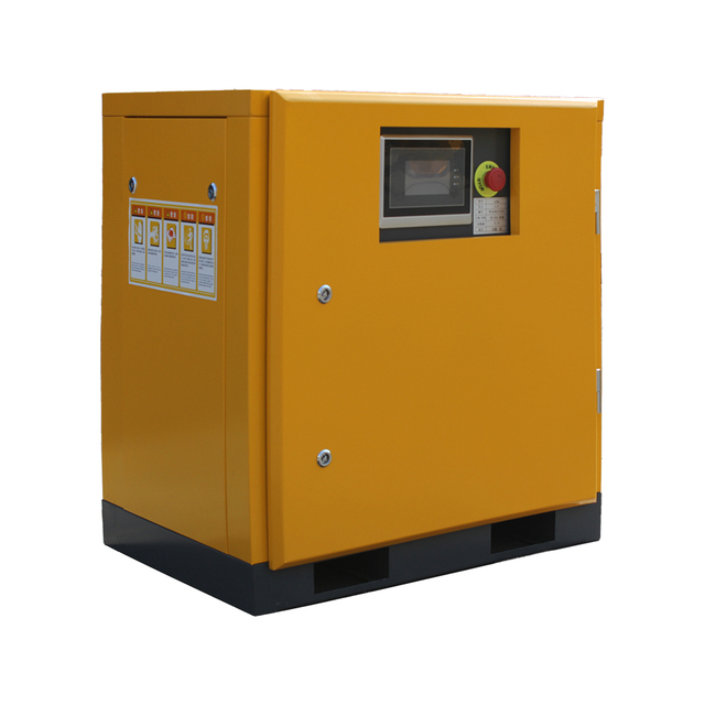 10hp 7.5kW Electric Industrial Screw Air Compressor with VSD Silent Motor Stationary Lubricated CE Certified