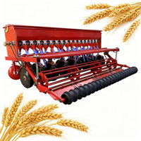 Semoir agricole à moteur à 9 rangs à haut rendement, très vendu, pour le blé, le riz et le sorgho en terrain élevé