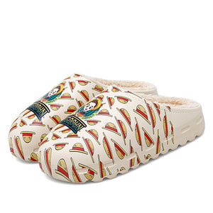 Pantoufles en <span class=keywords><strong>peluche</strong></span> pour femmes, pantoufles d'intérieur épaisses d'hiver, pantoufles de marque de créateur pour la maison, pantoufles en fourrure verte d'hiver pour hommes - Product Image 6