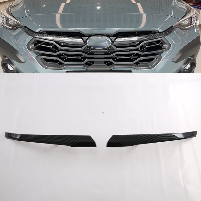 Auto Front Upper Grille Cover Lip Protector Trim for 2024 Subaru Crosstrek Body Kit Upgrade Car Accessories