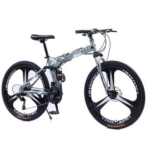 Vélo de montagne pliable <span class=keywords><strong>en</strong></span> gros transfrontalier, vélo adulte à vitesse variable, vélo à suspension souple pour étudiants, vélo tout-terrain, frein à disque double - Product Image 4