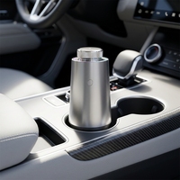 Diffuseur d'arômes pour voiture en métal, usage hôtelier, technologie d'atomisation à deux fluides, allumage/extinction automatique intelligent, éclairage LED Type-C, écologique