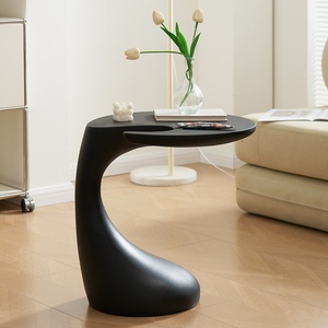 Nordic Creative Oval Small Plastic Coffee <strong>Table</strong> Modern Minimalism Living Room Bedroom Study Multi-Functional Corner Side Bedside - Product Image 1